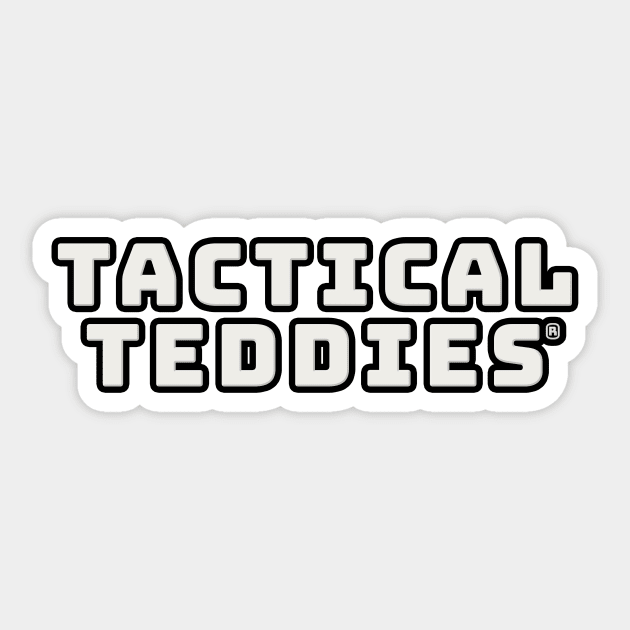 Tactical Teddies ® logo Sticker by hiwez